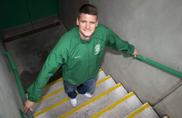 Michael Nelson says things are looking up for Hibs and is confident they can improve their poor home record. Picture: SNS
