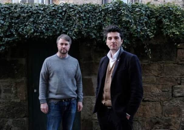 Kiltr founders Stewart Fraser, left, and Brian Hughes. Picture: Comp