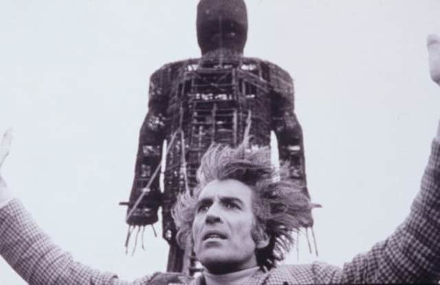 Christopher Lee in The Wicker Man. Picture: Contributed