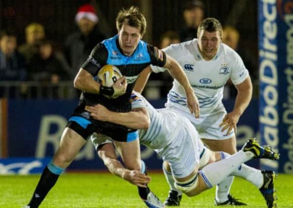 Stuart Hogg in action for Glasgow Warriors. Picture: SNS