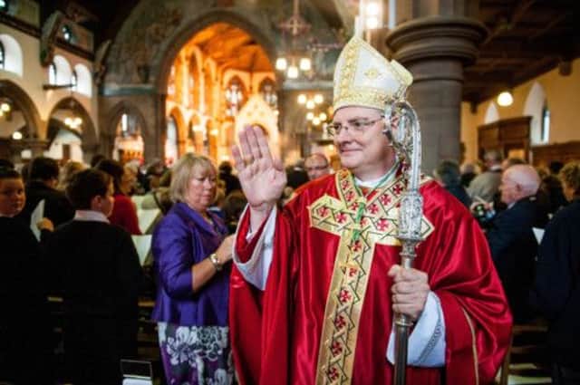 The Episcopal Ordination of Archbishop-elect Leo Cushley, which took place at St Mary's Cathedral in Edinburgh. Picture: Ian Georgeson
