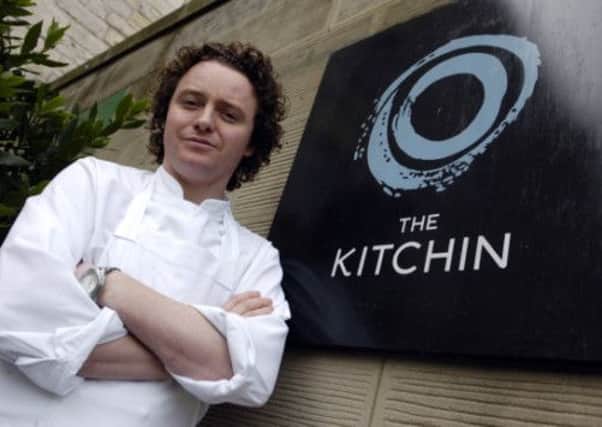 Tom Kitchin pictured outside The Kitchin. Picture: TSPL