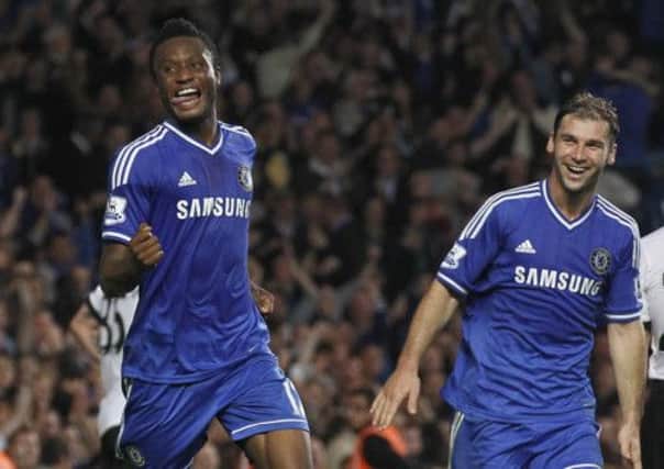 John Obi Mikel scored his first Chelsea goal after 185 games. Picture: AP