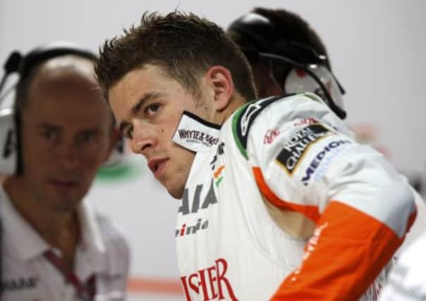 Paul Di Resta has had a wretched second half of the season. Picture: Reuters