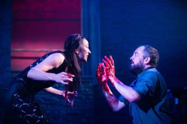 Leila Crerar as Lady Macbeth and Keith Fleming as the king. Picture: Tommy Ga-Ken Wan
