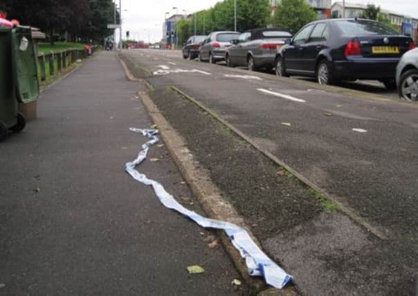 Reigate Avenue in Sutton, south London, where PC Andrew Duncan was killed. Picture: PA