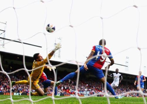 Nathan Dyer scores Swansea's second goal. Picture: Getty