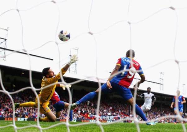 Nathan Dyer scores Swansea's second goal. Picture: Getty
