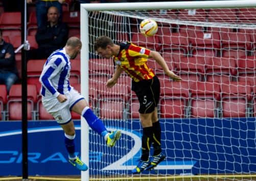 Kilmarnock's Kris Boyd (left) levels the score. Picture: SNS