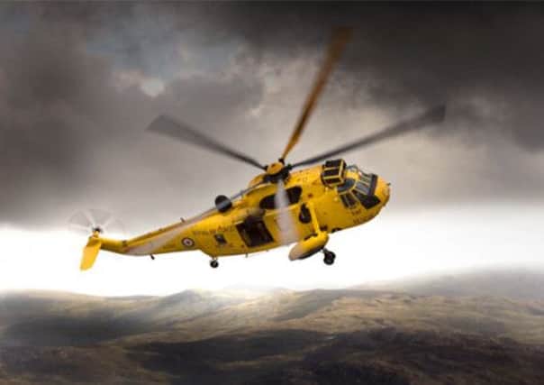 An RAF rescue helicopter similar to this was struck by a goose. Picture: Complimentary