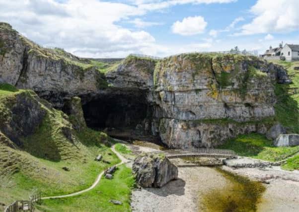 The entrance to Smoo Cave, at the edge of Durness village. Picture: Complimentary