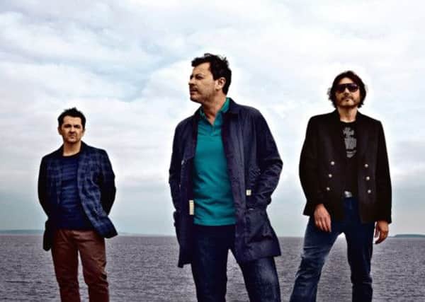 Sean Moore, James Dean Bradfield and Nicky Wire. Picture: Alex Lake