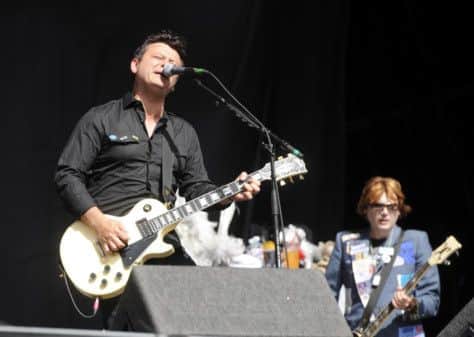 Manic Street Preachers play T In The Park in 2011. Picture: Greg Macvean