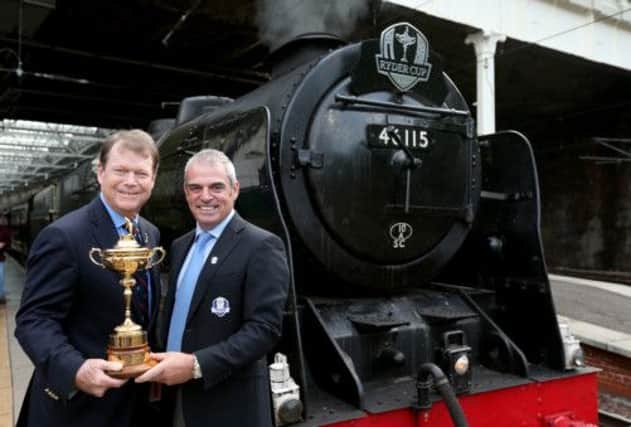 Tom Watson and Paul McGinley. Picture: submitted