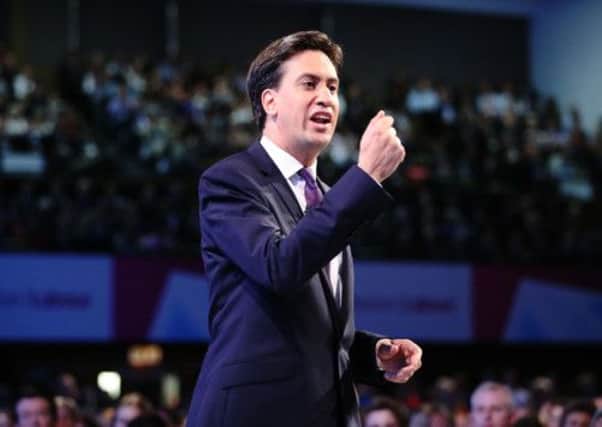 Ed Miliband told delegates in Brighton that Labour would impose a freeze on energy bills if it wins power in 2015. Picture: Getty