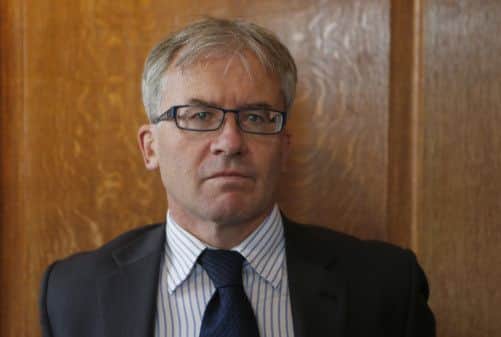 David Miles told an audience at Northumbria University in Newcastle that rate hikes would derail Britain's 'embryonic' recovery. Picture: Reuters