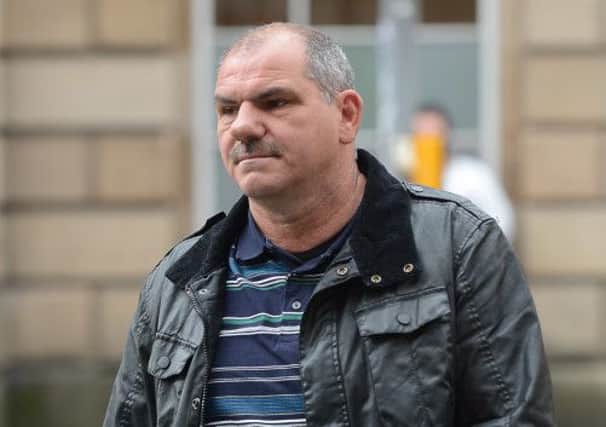 Gary McCourt leaves an earlier court hearing. Picture:  Neil Hanna
