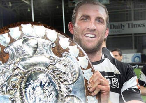 Mike Coman, pictured with the Ranfurly Shield. Picture: Getty