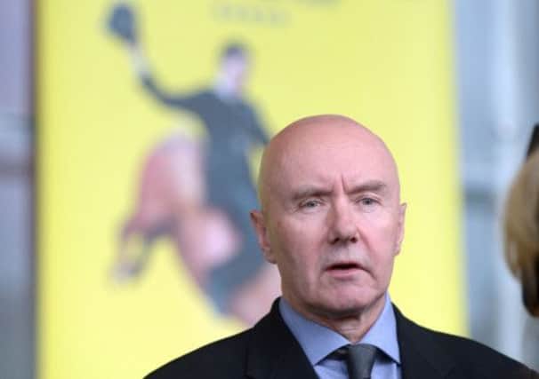 Irvine Welsh speaks to the media ahead of the world premiere of Filth in Edinburgh. Picture: Phil Wilkinson
