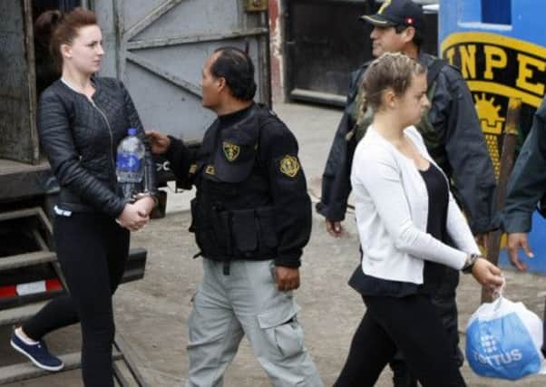 Michaella McCollum and Melissa Reid have seen their guilty pleas rejected by a court in Peru. Picture: Getty