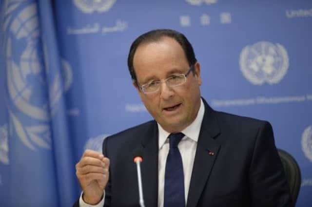 François Hollande: Vow to protect poorest. Picture: Getty