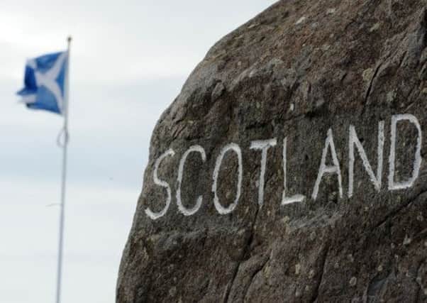 Sixty two per cent of people in Scotland said they felt 'Scottish only'. Picture: Ian Rutherford