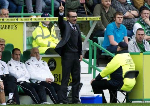 St Mirren manager Danny Lennon. Picture: SNS
