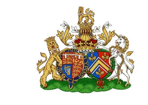 The Conjugal Coat of Arms. Picture: PA