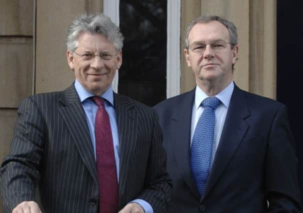 Scottish Legal Aid Board chief executive Lindsay Montgomery, and chairman Iain Robertson