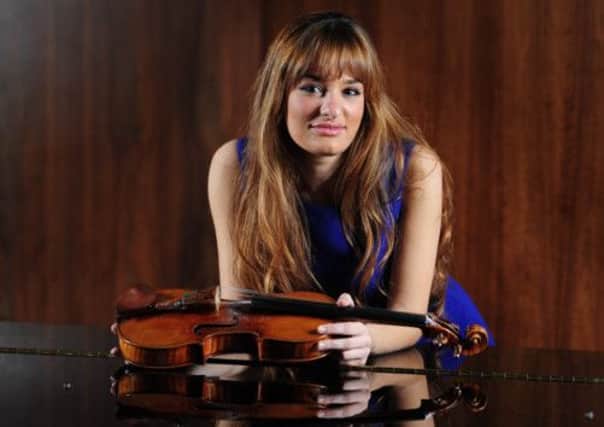 Musicians such as violinist Nicola Benedetti are better able to correct mistakes than those who do not play instruments, according to a new study. Picture: TSPL