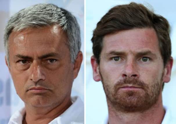 Chelsea boss Jose Mourinho and Spurs counterpart Andre Villas-Boas go head-to-head today. Picture: Getty