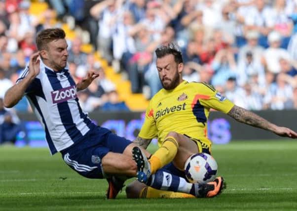 Steven Fletcher was injured against West Bromwich Albion. Picture: Getty