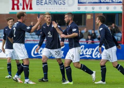 Peter MacDonald (9) scored two yesterday. Picture: SNS