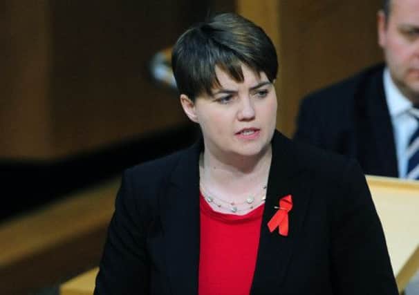 Ruth Davidson claimed post independence plans cost £32bn. Picture: Ian Rutherford