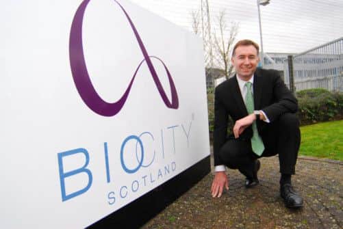 Glenn Crocker had to disappoint his audience last week when he said BioCity hadnt actually invented a time machine. Picture: Contributed