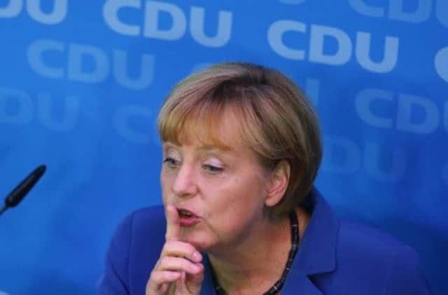 German Chancellor Angela Merkel. Picture: AP
