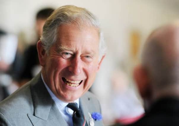 The Prince of Wales will visit a cancer charity in Aberdeen later today. Picture: Ian Rutherford