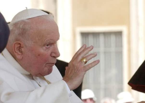 Pope John Paul II is to be made a saint. Picture: AP