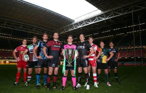 Heineken Cup captains. Picture: PA