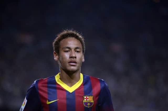 Neymar, 21, has the football world at his feet, according to his Barcelona team-mate Cesc Fabregas.  Picture: AP