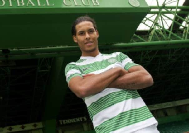 Van Dijk watched a re-run of the match along with the rest of the Celtic squad last week. Picture: SNS