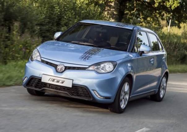 The MG3 is easy on the eye and rear legroom is generous