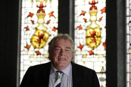 Former Scotland and Heriots prop Iain Milne spoke at the Glengoyne Auld Enemy dinner launch yesterday. Picture: Julie Bull