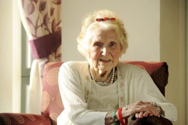 102-year-old Madge Rosie advises that a lively mind is part of her longevity secret. Picture: Greg Macvean