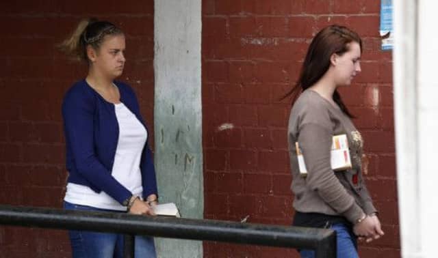Melissa Reid and Michaella McCollum Connolly. Picture: Reuters