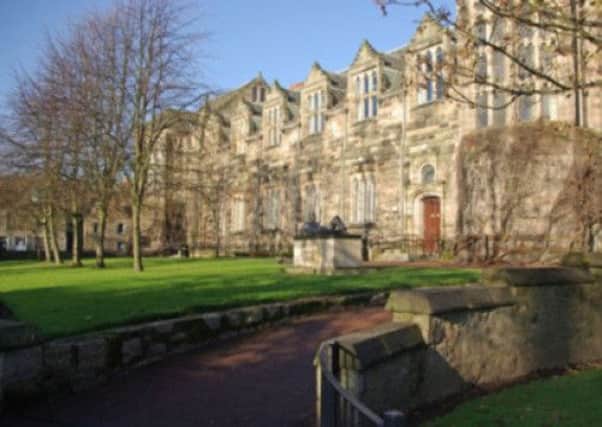Aberdeen University. The institution's Law School is now offering an LLB Law with English Law degree. Picture: Wikimedia Commons