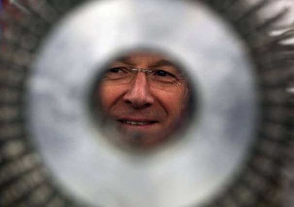 Finance secretary John Swinney commented as he visited the rock mechanics department of Edinburgh University. Picture: PA