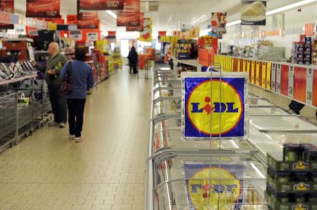 Sales at Lidl are up 14 per cent on last year, as both it and Aldi expand across the country. Picture: Greg Macvean