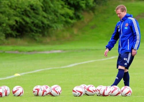 Hearts manager Gary Locke. Picture: Ian Rutherford