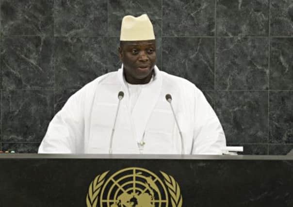 President Yahya Jammeh has had some criticism. Picture: Getty